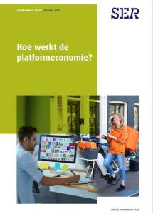 Cover SER-publicatie over platformeconomie