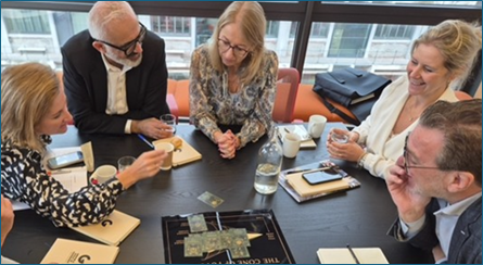 Deelnemers tijdens de workshop over de toekomst van werk.